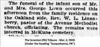 Lown, Infant